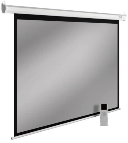 Экран Cactus 150x200см SIlverMotoExpert CS-PSSME-200X150-DG 4:3 настенно-потолочный рулонный темно-серый (моторизованный привод) фото 1