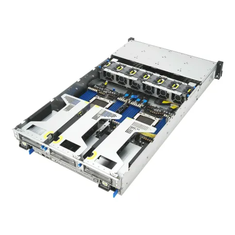 Серверная платформа/ ASUS RS720A-E13-RS8G, 2U, 2x  SP5 (LGA 6096P) TDP 400W, 24x DDR5 6400, 8 x 2.5" hsb NVME, 6 x PCIe gen5 x8, 2x PCIe gen5 x16, 2x OCP3.0 gen5 x16 (SFF), no LAN, 1+1 Redundant 3200W фото 5