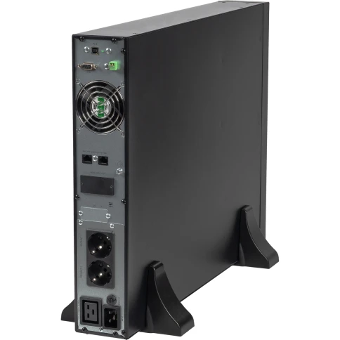 8772 ИБП SKAT-UPS 3000-RACK-ON-6X9 P3 3000ВА/3000 Вт, 2U, On-Line, синус, встр. АКБ 72В (6x9Ач), 2хSchuko+1xC19, USB, RS232, RS485, параллельный порт, слот для карт (SNMP, реле), EPO, ШхГхВ 440х605х88, масса 30.4 кг фото 7