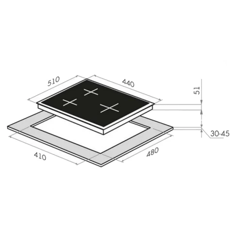 HOMSAir HGG431WH фото 4