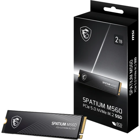MSI SSD SPATIUM M560, 2000GB, M.2(22x80mm), NVMe, PCIe 5.0 x4,... фото 7