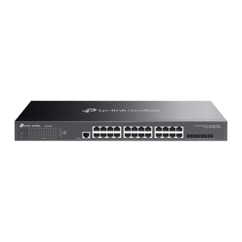 Коммутатор/ TP-Link JetStream™ 24-port Pure-Gigabit L2+ Managed Switch, 24 10/100/1000Mbps... фото 1