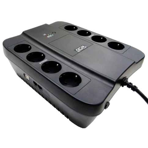 Источник бесперебойного питания (черный)/ Powercom SPD-1000U 550W фото 2