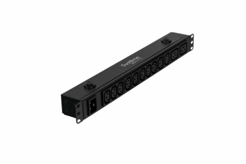 БРП Uniprom, базовый, 1U, 240В, 1Ф, 16A, 10xC13 2xC19, 2м кабель, IEC3 фото 3