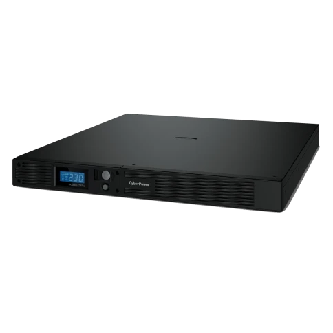 ИБП CyberPower PR1000ELCDRT1U, Rackmount, Rackmount, Line-Interactive, 1000VA/800W, 6 IEC-320 С13 розеток, USB&Serial, SNMPslot, LCD дисплей, Black, 0.6х0.55х0.15м., 24.4кг./ UPS Line-Interactive CyberPower PR1000ELCDRT1U 1000VA/800W USB/RS-232/EPO/SN фото 1
