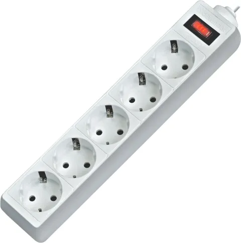 Defender ES 3 White (3 м, 5 розеток) фото 1