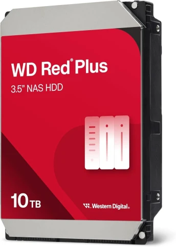 Жесткий диск Western Digital 10TB Red plus, Cache 512MB WD100EFGX фото 2