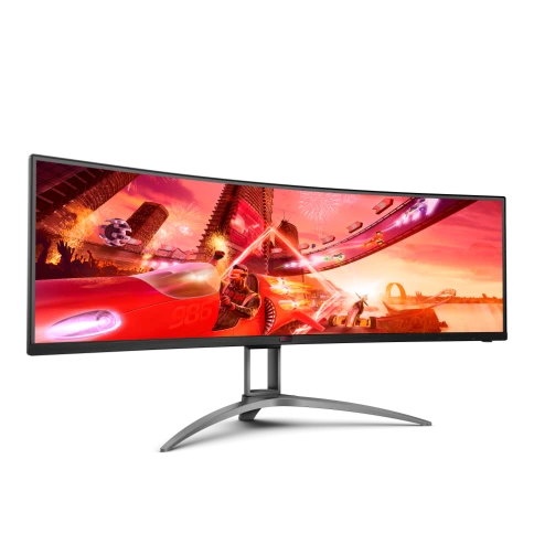 AOC AG493UCX2 49'', Curved, 5120x1440, VA, 165hz, 80M:1, 400cd, 1ms, 3 фото 3