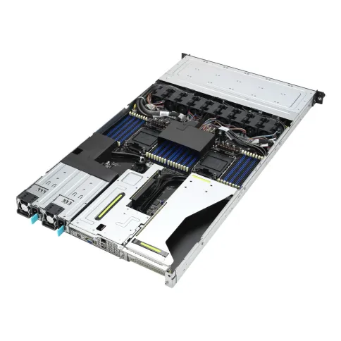 Серверная платформа/ ASUS RS700-E11-RS12U, 1U, 2x Socket-E LGA4677, 32x DDR5 4800*/5600*, 12x2.5'' NVMe/SATA*/SAS* hsb (*-RAID/HBA need), 2x M.2 PCIe 2260/2280, 2 x PCIe Gen5  + 1 x int RAID slot + 1x OCP3.0, 2 x 10G(Intel X710-AT2) RJ45 LAN, 1+ фото 4