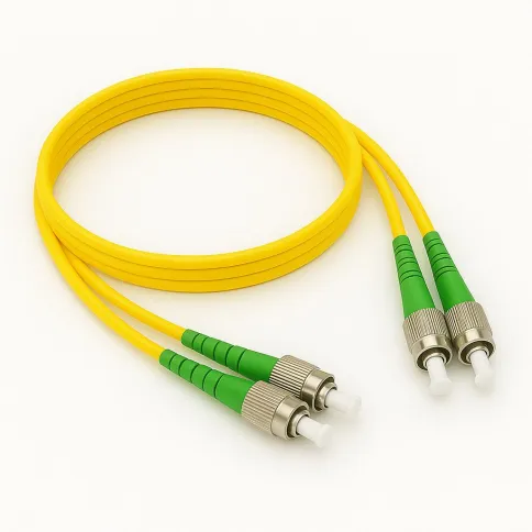 Патч-корд ADVANT ADVOS2-PC015-LCLC-UU-LY, Duplex, тип волокна: SM 9/125 (OS2). Разъемы: FC/APC-FC/APC. Длина: 15, оболочка: LSZH, диаметр кабеля: 3 фото 1