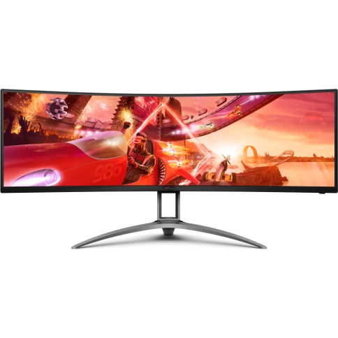 AOC AG493UCX2 49'', Curved, 5120x1440, VA, 165hz, 80M:1, 400cd, 1ms, 3 фото 1
