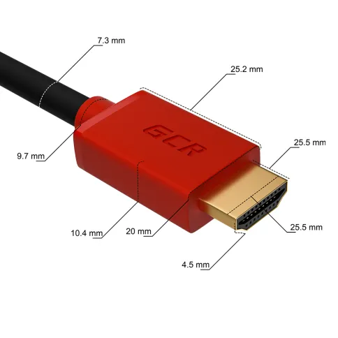 Greenconnect HDMI (m) - HDMI (m) 0.3м фото 4