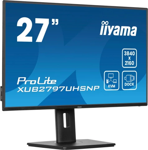 Монитор Iiyama 27" ProLite XUB2797UHSNP-B1 черный IPS LED 4ms 16:9 HDM фото 8