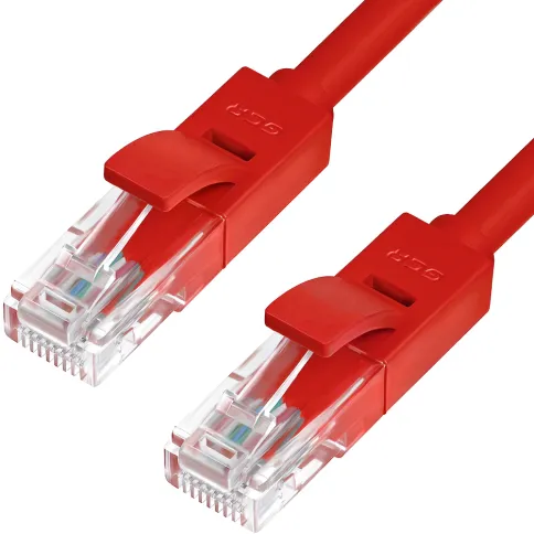 Greenconnect RJ45(m) - RJ45(m) Cat. 5e U/UTP PVC 10м красный фото 2