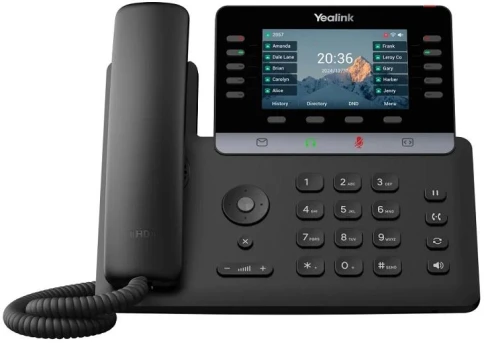 Телефон IP Yealink SIP-T74U черный фото 1