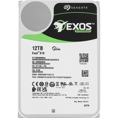 Жесткий диск/ HDD Seagate SATA 12Tb 6Gb/s 7200 256Mb 1 year warranty фото 1
