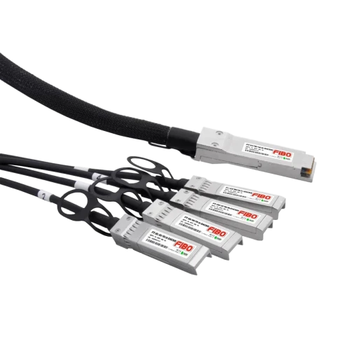 Кабель/ FIBO FT-Q100-4S25-DAC5m QSFP28 100G x 4SFP28 25G DAC модуль,... фото 1