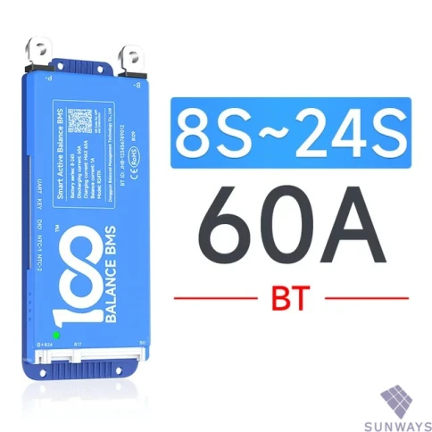 Daly BMS BT, 60A 8-24S, LiFepo4, LTO, NMC фото 1