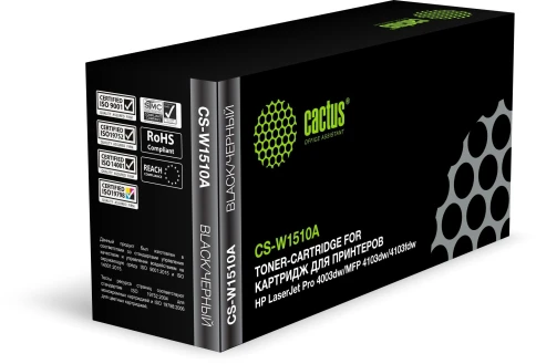 Картридж лазерный Cactus CS-W1510A W1510A черный (3050стр.) для HP фото 1