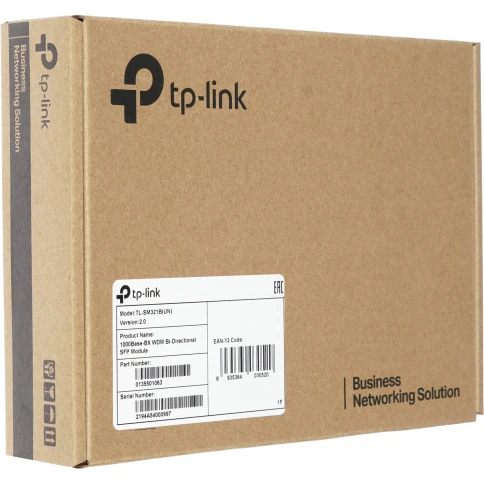 Трансивер/ 1000Base-BX WDM Bi-Directional SFP Module, LC connector, TX:1310nm/RX:1550nm, single-mode,... фото 4