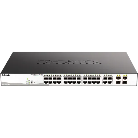 Коммутатор/ DGS-1210-28P/F5A Настраиваемый L2 PoE-коммутатор, 24x1000B фото 1