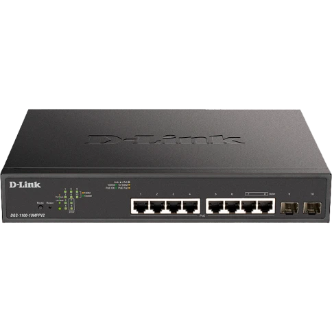 Коммутатор/ EasySmart L2 Switch 8х1000Base-T PoE, 2x1000Base-X SFP, PoE Budget... фото 1