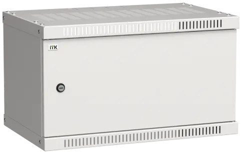 Шкаф LINEA WE 6U 550x350мм дверь металл серый фото 2