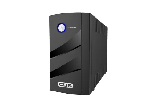 Башенный линейно-интерактивный ИБП/ ИБП CBR [ELN-675T-2F-LD] Line Interactive  675VA/360W 5Ah12V 2 x Shuko фото 3