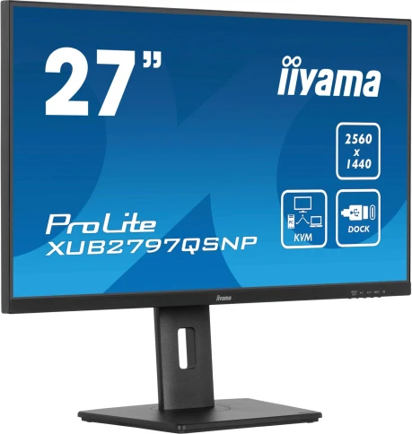 Монитор Iiyama 27" ProLite XUB2797QSNP-B1 черный IPS LED 16:9 HDMI M/M фото 8