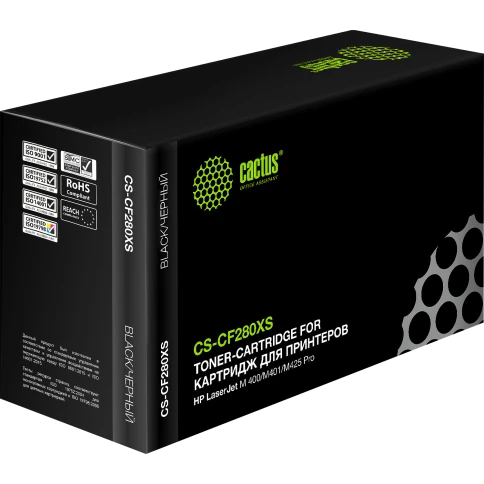 Картридж лазерный Cactus CS-CF280XS CF280X черный (6900стр.) для HP фото 5