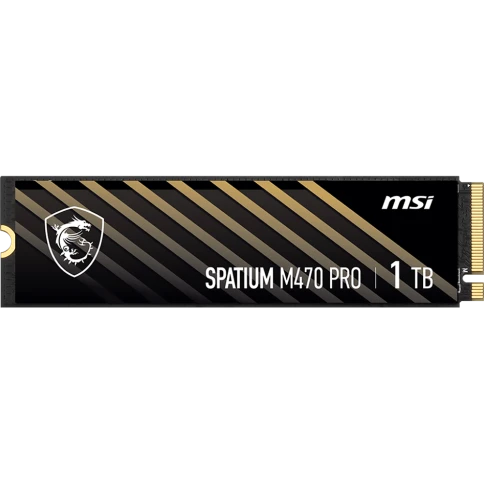 MSI SSD SPATIUM M470 Pro, 1000GB, M.2(22x80mm), NVMe, PCIe 4.0... фото 1