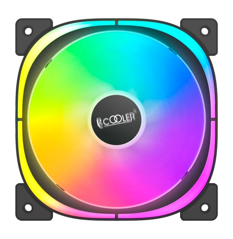 Кулер для корпуса/ Case Cooler PCCooler EF120 ARGB BK (120x120x25mm, 4 фото 1
