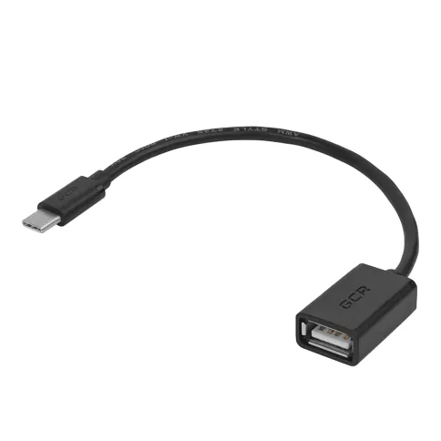 Greenconnect OTG 0.5м USB 2.0, CM/AF, черный, 28/28 AWG, экран, армиро фото 2