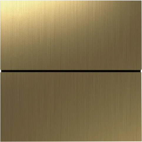 Donel Сенсорный кнопочный модуль KNX, 2/4 группы, матовое золото. Сери фото 1