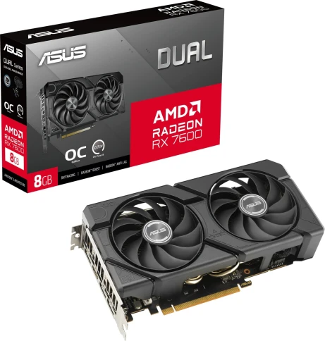 ASUS DUAL-RX7600-O8G-EVO фото 4