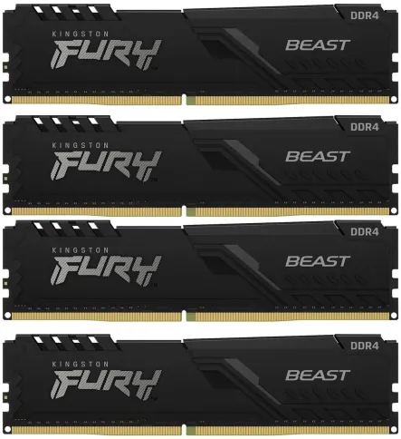 Kingston FURY Beast Black 128GB DDR4 CL18 DIMM (Kit of 4) фото 3