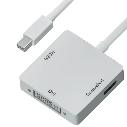Greenconnect Apple mini DisplayPort 20M > DisplayPort 20F/HDMI 19F/DVI фото 1