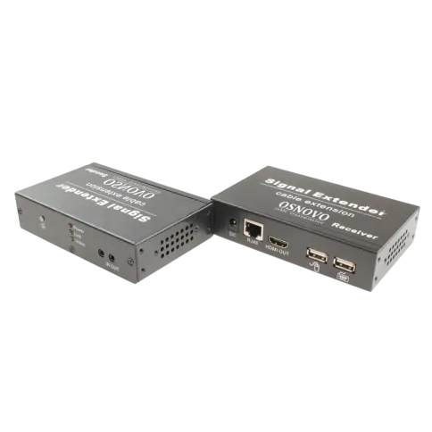 Приёмник/ OSNOVO Комплект для передачи HDMI, USB(клавиатура и мышь), И фото 1