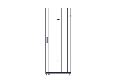 Systeme Electric mounting cabinet, Uniprom series, 42U-750/1200, 4pcs фото 8