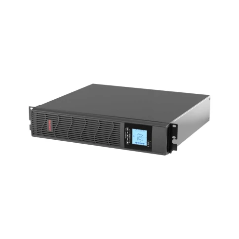 Линейно-интерактивный ИБП ДКС серии Info Rackmount Pro, 1000ВА/800Вт,1/1, USB, RJ45, 6xIEC C13, Rack 2U, SNMP/AS400 slot, 2x7Aч фото 1