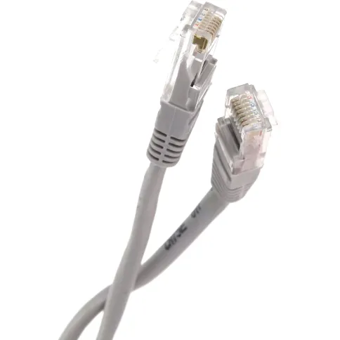 Патчкорд/ Патчкорд литой "Telecom" UTP кат.5е 1,0м серый фото 3