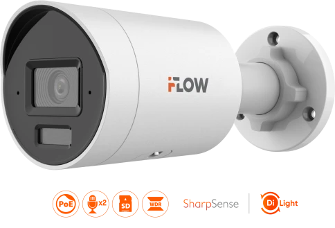 2Мп уличная цилиндрическая IP-камера iFlow F-IC-2122C2M(2.8mm) фото 1