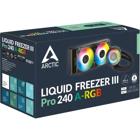 Жидкостная система охлаждения Arctic Cooling Liquid Freezer III Pro 240... фото 6