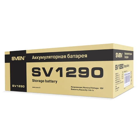 Батарея SVEN SV 1290 (12V 9Ah), напряжение 12В, емкость 9А*ч,... фото 5