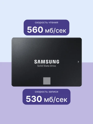 Твердотельные накопители/ Samsung SSD 870 EVO, 1000GB, 2.5" 7mm, SATA3 фото 3