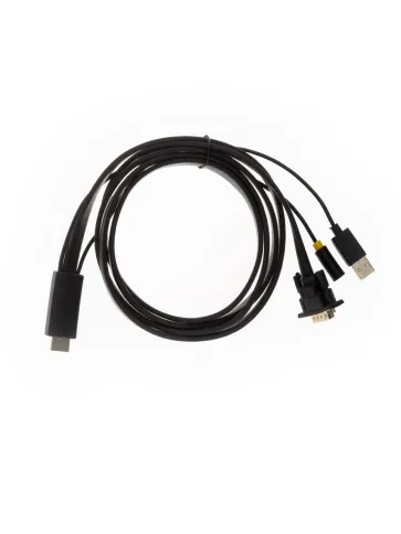 Telecom HDMI (m),USB 2.0 Type-AM,mini jack 3.5 mm (f) to VGA (m) фото 2