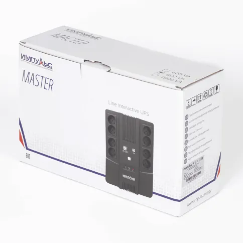 ИБП МАСТЕР 800, 800/480 ВА/Вт, LED, USB, RJ11/RJ45, CHRG USB, SCHUKOx8 фото 7