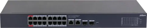 Коммутатор Dahua DH-CS4220-16GT-240 (L2) 16x100Мбит/с 2x1Гбит/с 2xКомб фото 2