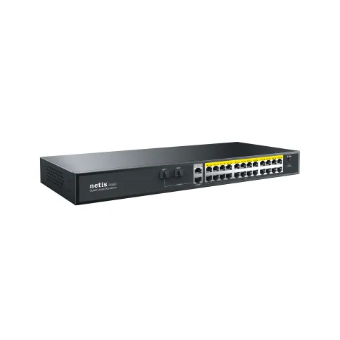 Коммутатор/ Коммутатор Netis P124GH (L2) 24x100Мбит/с 2x1Гбит/с 1xКомб фото 4