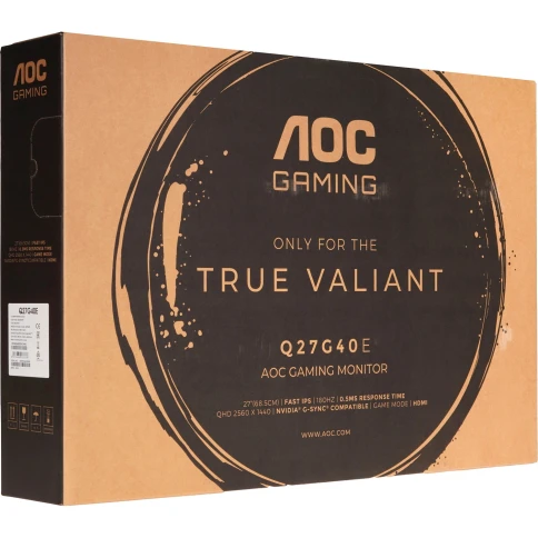 AOC Q27G40E 27 16:9 IPS 2560x1440 180Hz 1ms 300cd 1xHDMI 1xDP External фото 8